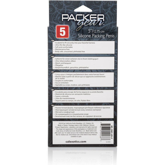 CALEXOTICS - SILIKON PACKING PENIS 12,75 CM KARAMELL