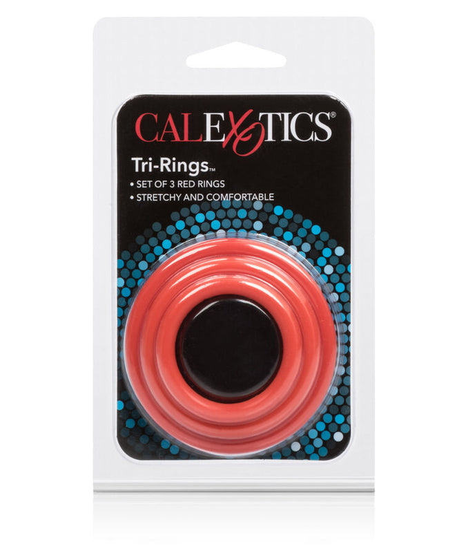 Calexotics – Tri – Rings Set Red