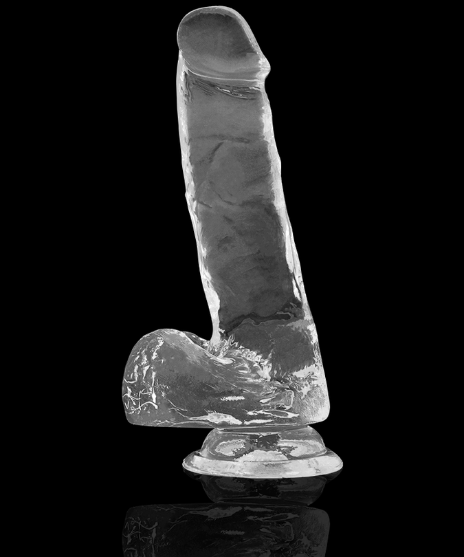 Pleasurements – X Ray – Clear Cock With Balls Transparent 18.5 Cm