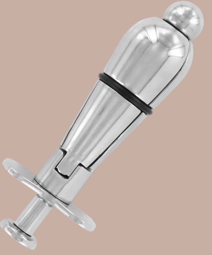 Metal Hard – Analplug mit Schloss – Edelstahl
