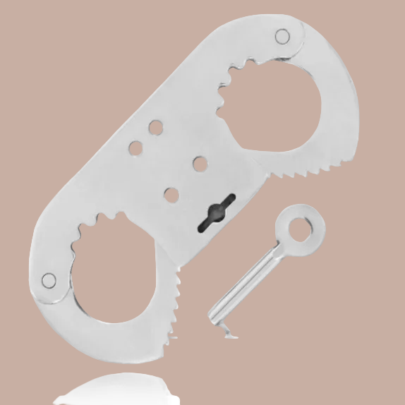 Metal Hard – Daumenschelle Metall Fingerhandschellen – Edelstahl