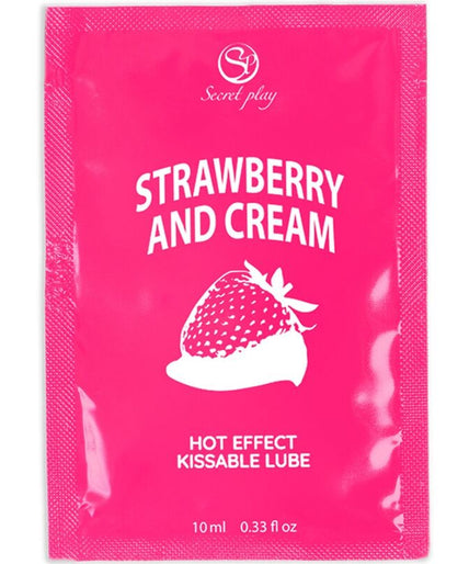 Secretplay – Single Dose Lubricant Strawberries & Cream 10 Ml Secretplay – Single Dose Lubricant Strawberries & Cream 10 Ml