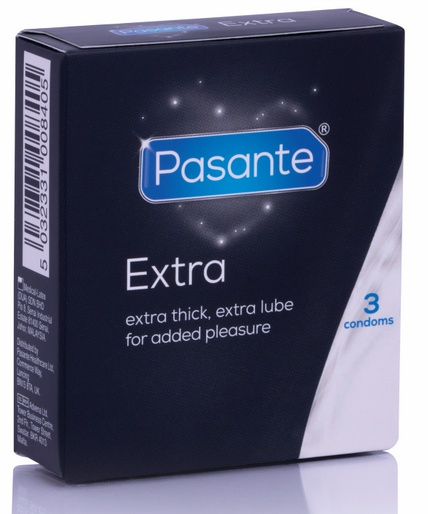 Pasante – Extra Condoom Extra Dik 3 Stuks Pasante – Extra Condoom Extra Dik 3 Stuks