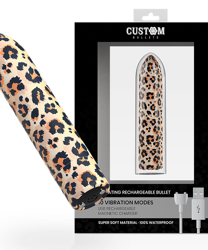 Custom Bullets – Leopard Magnetisch 10 Intensitäten Custom Bullets – Leopard Magnetisch 10 Intensitäten