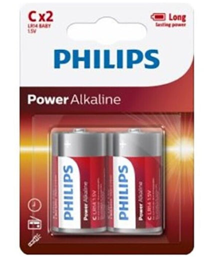 Philips – Power Batteries Pila C Lr14 Pack 2 Philips – Power Batteries Pila C Lr14 Pack 2
