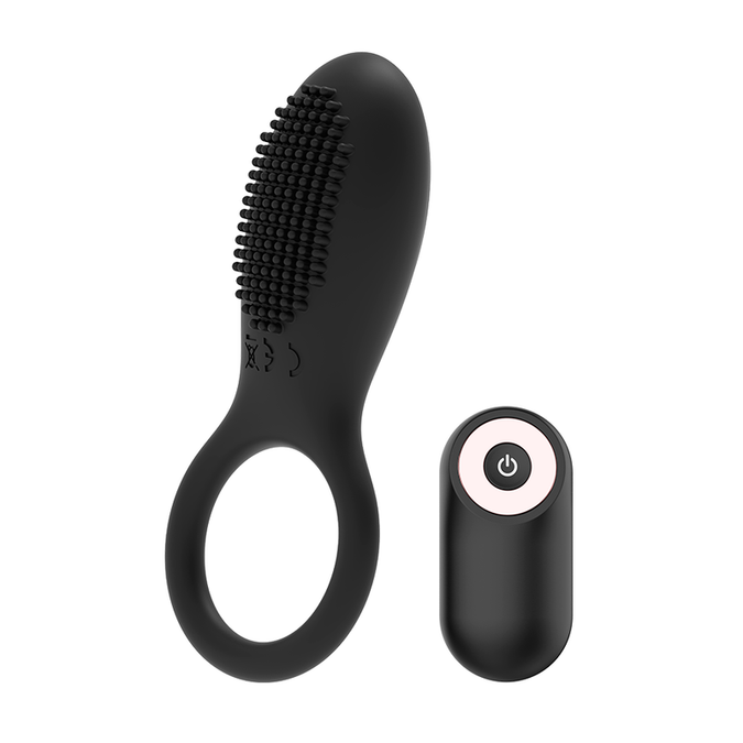 Coquette Chic Desire – Cock Ring Remote Control Rechargeable Black/ Gold