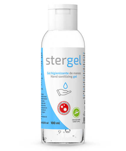 Stergel – Hydroalcoholic Hand Sanitizing Gel Aloe Vera 100ml Stergel – Hydroalcoholic Hand Sanitizing Gel Aloe Vera 100ml