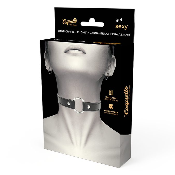 Coquette Chic Desire – Vegan Leather Necklace Woman Accessory