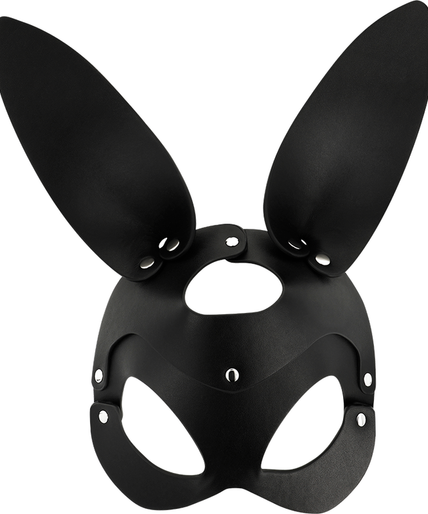 Coquette Chic Desire – Vegane Leder Maske mit Bunny Ohren Coquette Chic Desire – Vegane Leder Maske mit Bunny Ohren
