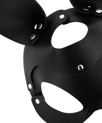 Coquette Chic Desire – Vegane Leder Maske mit Bunny Ohren Coquette Chic Desire – Vegane Leder Maske mit Bunny Ohren