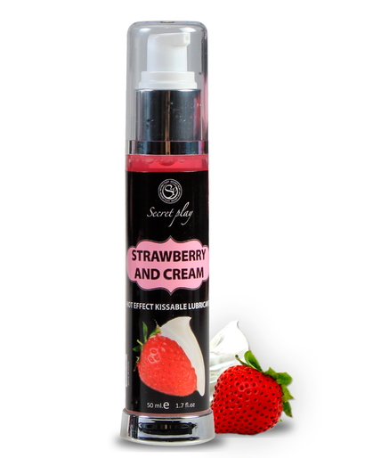 Secretplay – Lubricant 2-1 Heat Effect Strawberry & Cream 50 Ml Secretplay – Lubricant 2-1 Heat Effect Strawberry & Cream 50 Ml