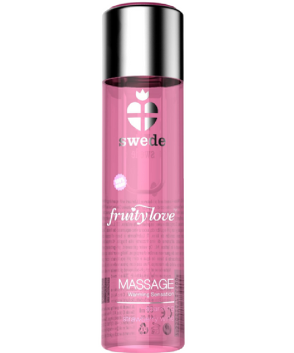 Swede – Fruity Love Warming Effect Massage Oil Sparkling Strawberry Wine 120 Ml Swede – Fruity Love Warming Effect Massage Oil Sparkling Strawberry Wine 120 Ml