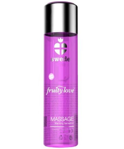 Swede – Fruity Love Warming Effect Massage Oil Pink Raspberry And Rhubarb 60 Ml Swede – Fruity Love Warming Effect Massage Oil Pink Raspberry And Rhubarb 60 Ml