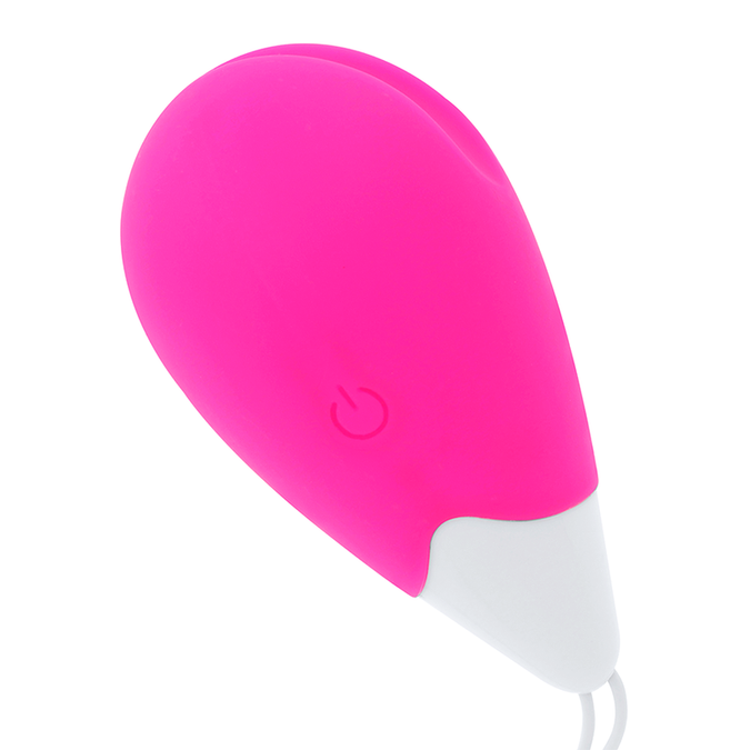 Ohmama – Textured Vibrating Egg 10 Modes Pink and White
