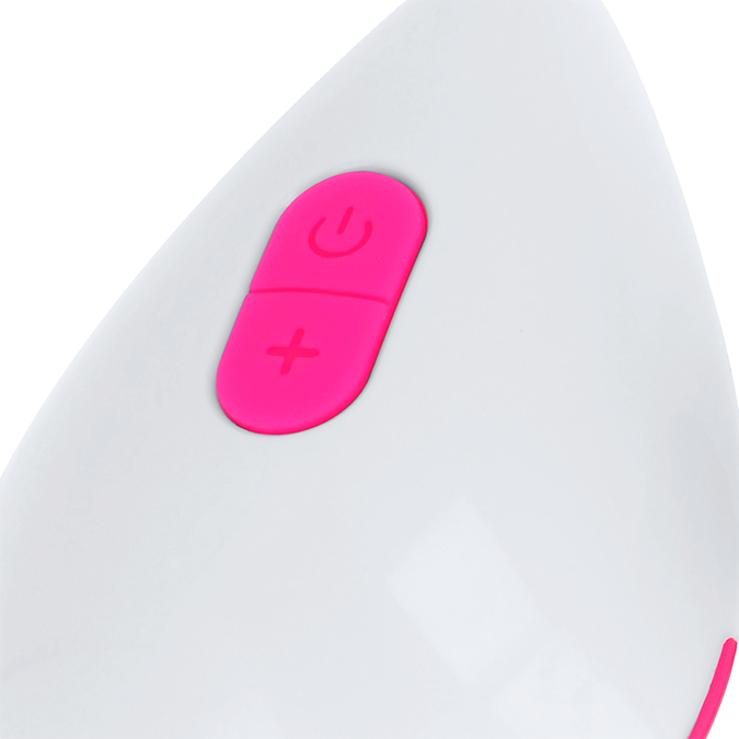 Ohmama – Textured Vibrating Egg 10 Modes Pink and White