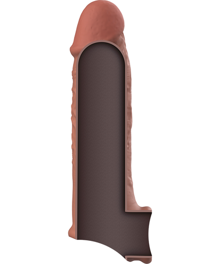 Virilxl – Liquid Silicone V9 Brown Penis Extension Virilxl – Liquid Silicone V9 Brown Penis Extension