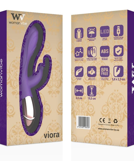Womanvibe – Viora Silicone Rechargeable Vibrator Womanvibe – Viora Silicone Rechargeable Vibrator