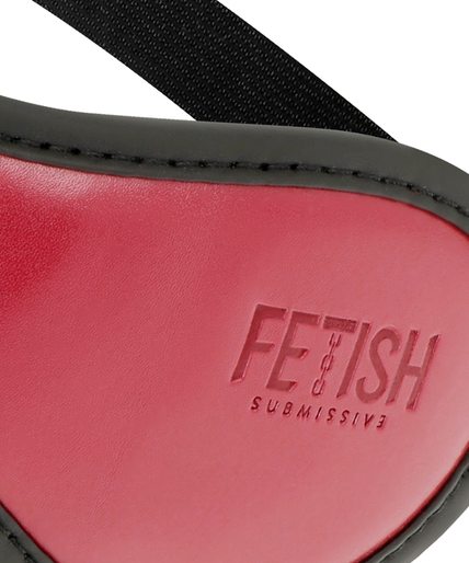 Fetish Submissive Dark Room – Vegane Leder-Maske mit Neopren-Futter Fetish Submissive Dark Room – Vegane Leder-Maske mit Neopren-Futter