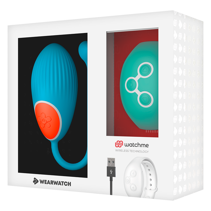 Wearwatch – Watchme Technology Fernsteuerbares Ei Blau / Aquamarin
