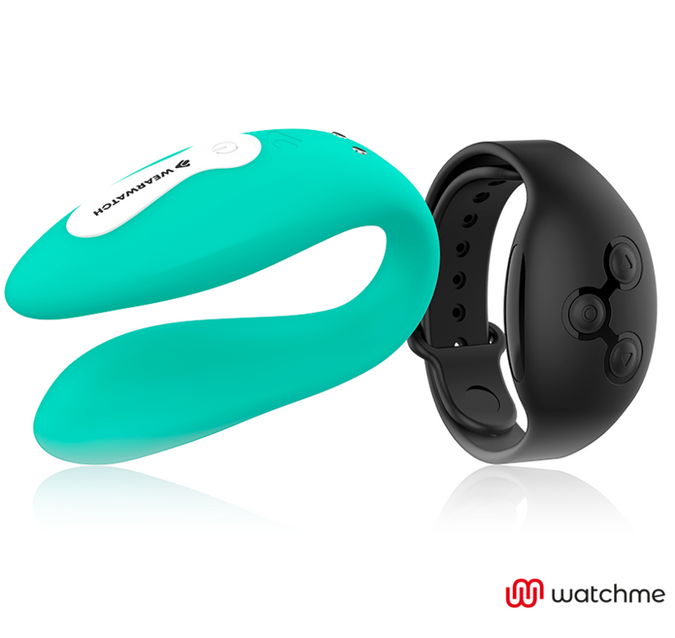 Wearwatch – Dual-Technologie Vibrator Watchme Aquamarin / Jet
