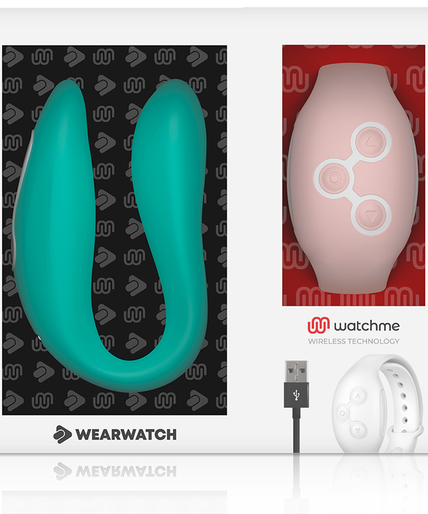 Wearwatch – Watchme Dual Technology Vibrator Sea Water / Pink Wearwatch – Watchme Dual Technology Vibrator Sea Water / Pink