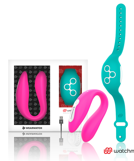 Wearwatch – Dual Technology Watchme Vibrator Fuchsia / Seawater Wearwatch – Dual Technology Watchme Vibrator Fuchsia / Seawater