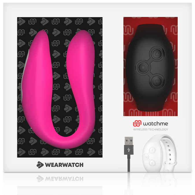 Wearwatch – Watchme Dual Technology Vibrator Fuchsia/azabache