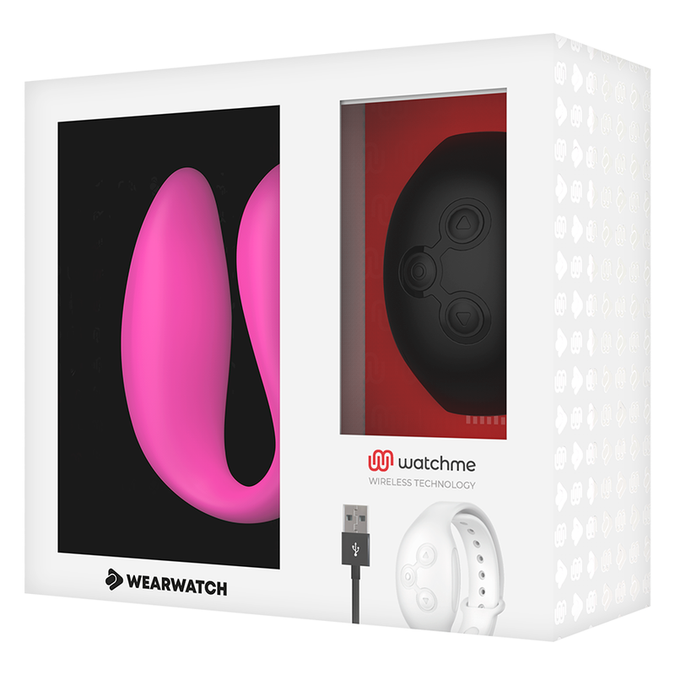 Wearwatch – Watchme Dual Technology Vibrator Fuchsia/azabache