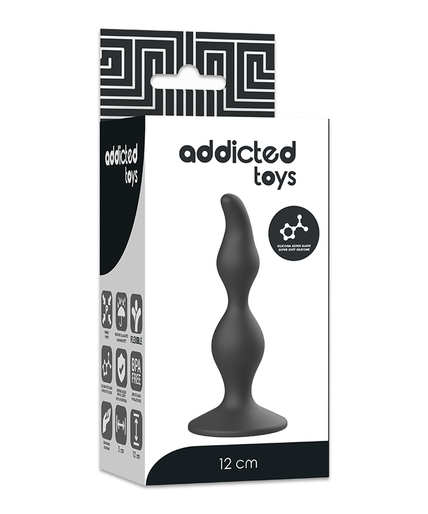 Addicted Toys – Anal Sexual Plug 12 Cm Black Addicted Toys – Anal Sexual Plug 12 Cm Black
