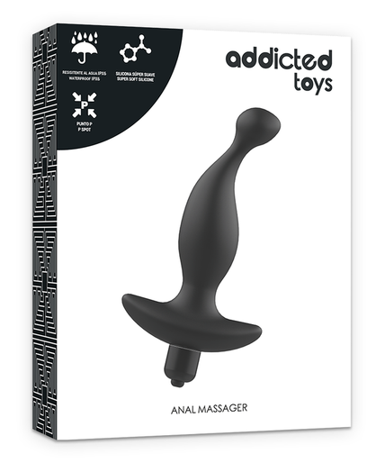 Addicted Toys – Anal Massager mit Vibration Modell 1 – Schwarz Addicted Toys – Anal Massager mit Vibration Modell 1 – Schwarz