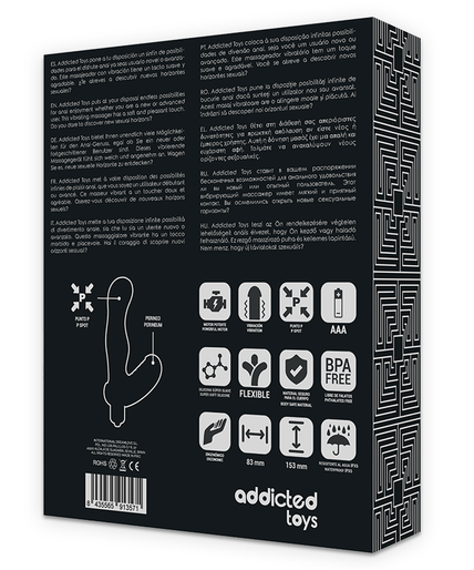 Addicted Toys – P-Spot Vibe Silikon Prostata Anal Stimulator Addicted Toys – P-Spot Vibe Silikon Prostata Anal Stimulator