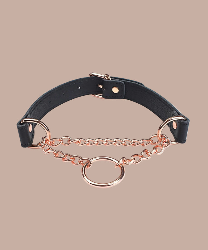 Liebe Seele Martingale Collar Black – front view