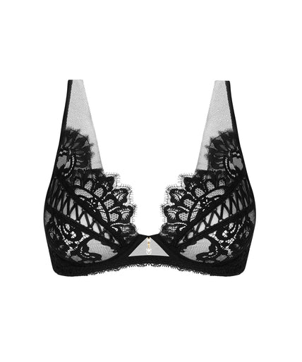 Lise Charmel – Desirs de Venise Glamour-BH Schwarz - 60 % Rabatt! Lise Charmel Glamour Bra Desirs de Venise in Seductive Black - Pleasurements