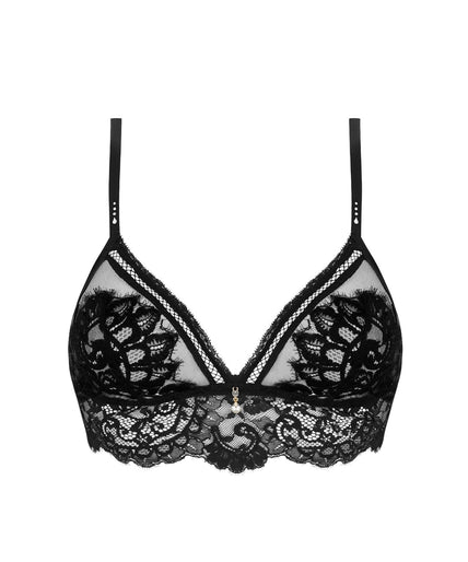 Lise Charmel – Désirs de Venise Triangel-BH Schwarz - 60 % Rabatt! Lise Charmel Triangle Bra Desirs de Venise in Seductive Black - Pleasurements