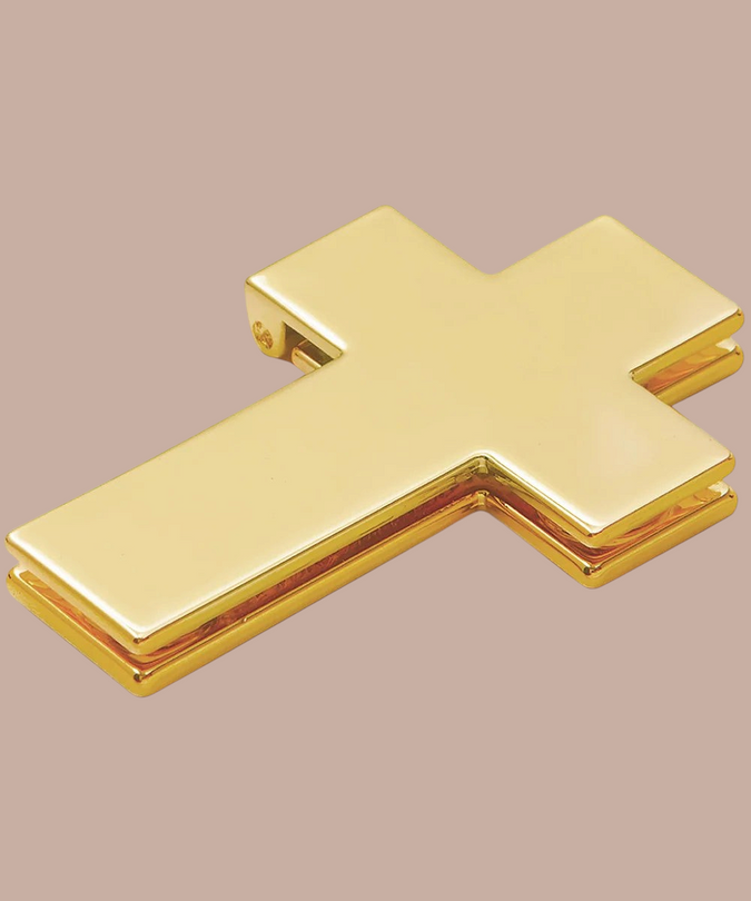 Gouden Pleasurements Maison Close Inspiration Divine kruis-accessoire met magnetische sluiting