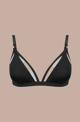 Maison Close – Tapage Nocturne Triangel-BH Schwarz Maison Close – Tapage Nocturne Triangel-BH Schwarz