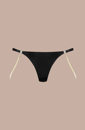 Maison Close – Tapage Nocturne Mini Schmuck-Tanga Schwarz Maison Close – Tapage Nocturne Mini Schmuck-Tanga Schwarz