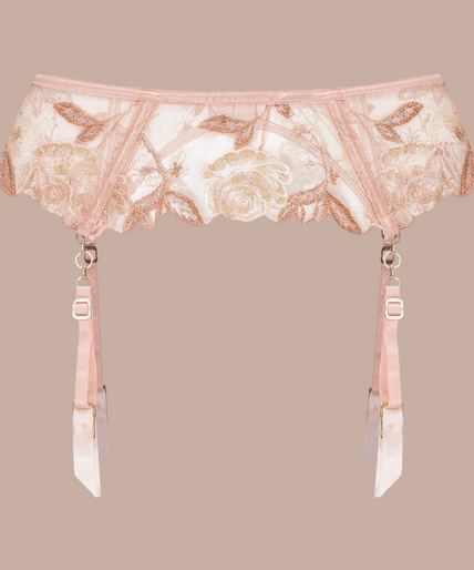 Shikkosa – Illusion Strumpfhalter Sanft Pfirsich - 60 % Rabatt! Shikkosa Illusion Suspender in Soft Peachy - Pleasurements