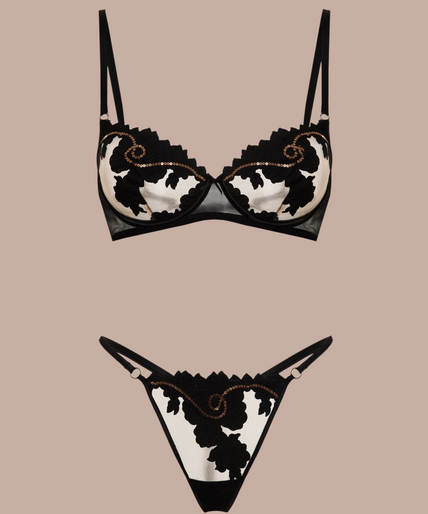 Shikkosa – Misthys Bügel-BH Schwarz & Gold - 60% Rabatt! Shikkosa Misthys Underwire bra in Black & Gold - Pleasurements
