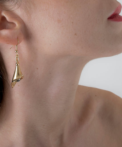 Sylvie Monthulé Arum Design Ohrringe Gold Sylvie Monthulé Arum Design Earrings Gold - Pleasurements