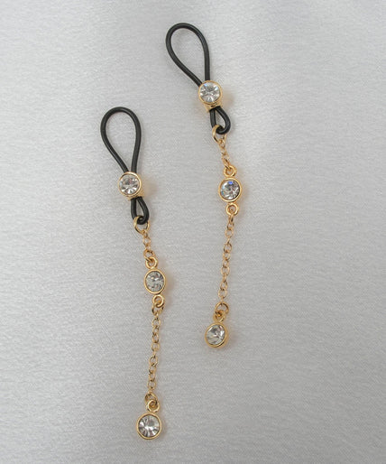 Sylvie Monthulé Breast Jewel Brustwarzen-Kristall Gold Sylvie Monthulé Breast Jewel Nipple Crystal Gold - Pleasurements
