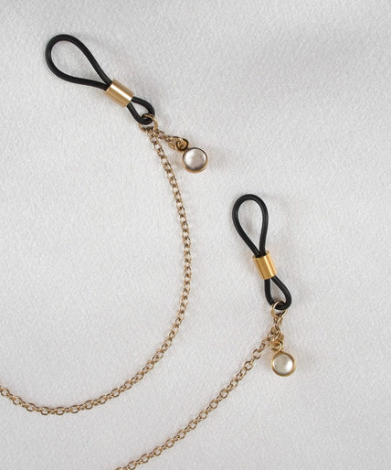Sylvie Monthulé Brustkette Love Rose Design Gold Sylvie Monthulé Breast Necklace Love Rose Design Gold - Pleasurements