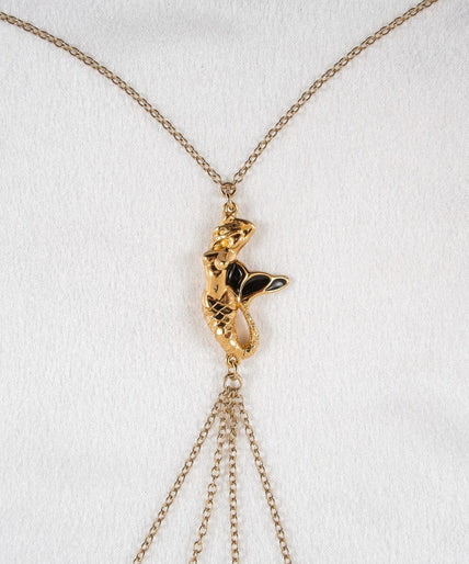 Sylvie Monthulé Brustkette Song of Mermaid Design Gold Sylvie Monthulé Breast Necklace Song of Mermaid Design Gold - Pleasurements