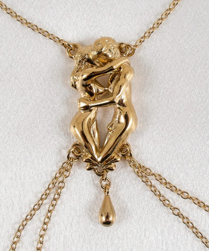 Sylvie Monthulé Brustkette The Lovers Design Gold Sylvie Monthulé Breast Necklace The Lovers Design Gold - Pleasurements