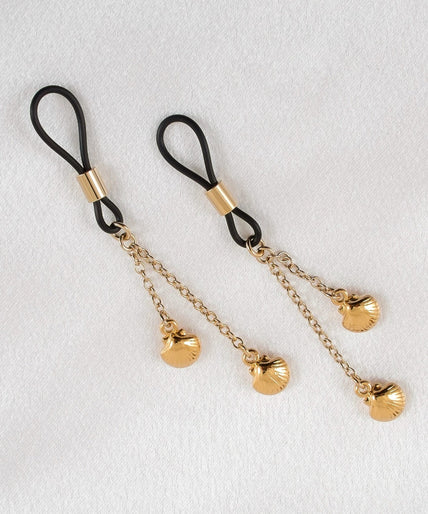 Sylvie Monthulé Duo Shells Brustwarzen Design Gold Sylvie Monthulé Duo Shells Nipple Design Gold - Pleasurements
