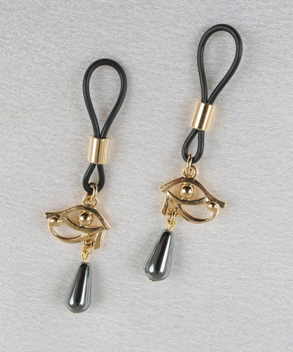 Sylvie Monthulé Eye of Horus Brustwarzen-Design Gold Sylvie Monthulé Eye of Horus Nipple Design Gold - Pleasurements