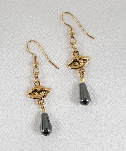 Sylvie Monthulé Lovely Kisses Design Ohrringe Gold Sylvie Monthulé Lovely Kisses Design Earrings Gold - Pleasurements