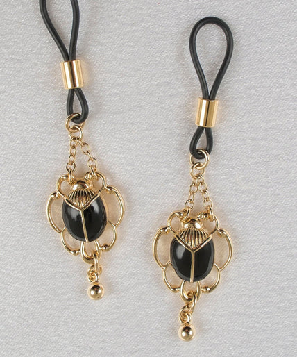Sylvie Monthulé Sacred Scarabs Brustwarzen-Design Gold Sylvie Monthulé Sacred Scarabs Nipple Design Gold - Pleasurements