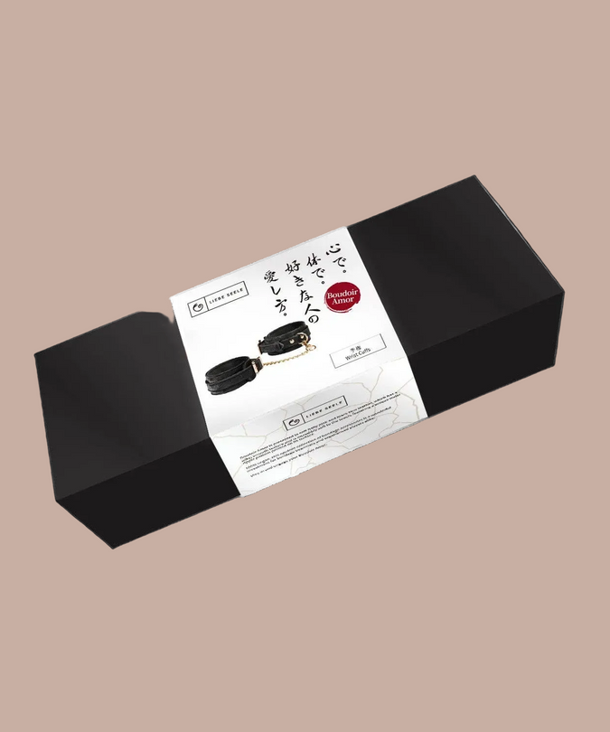 Liebe Seele Boudoir Amor Vegan Wrist Cuffs – Black