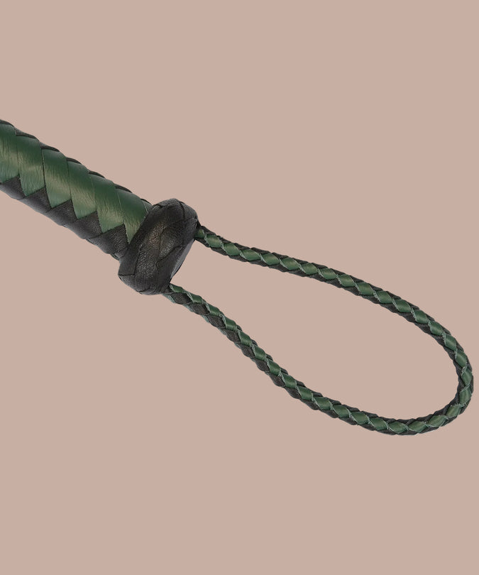 Liebe Seele Leather Cat O' Nine Spanking Tails Whip – Mossy Chic Green